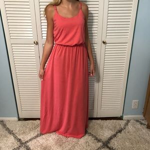 Small Pink Maxi Dress